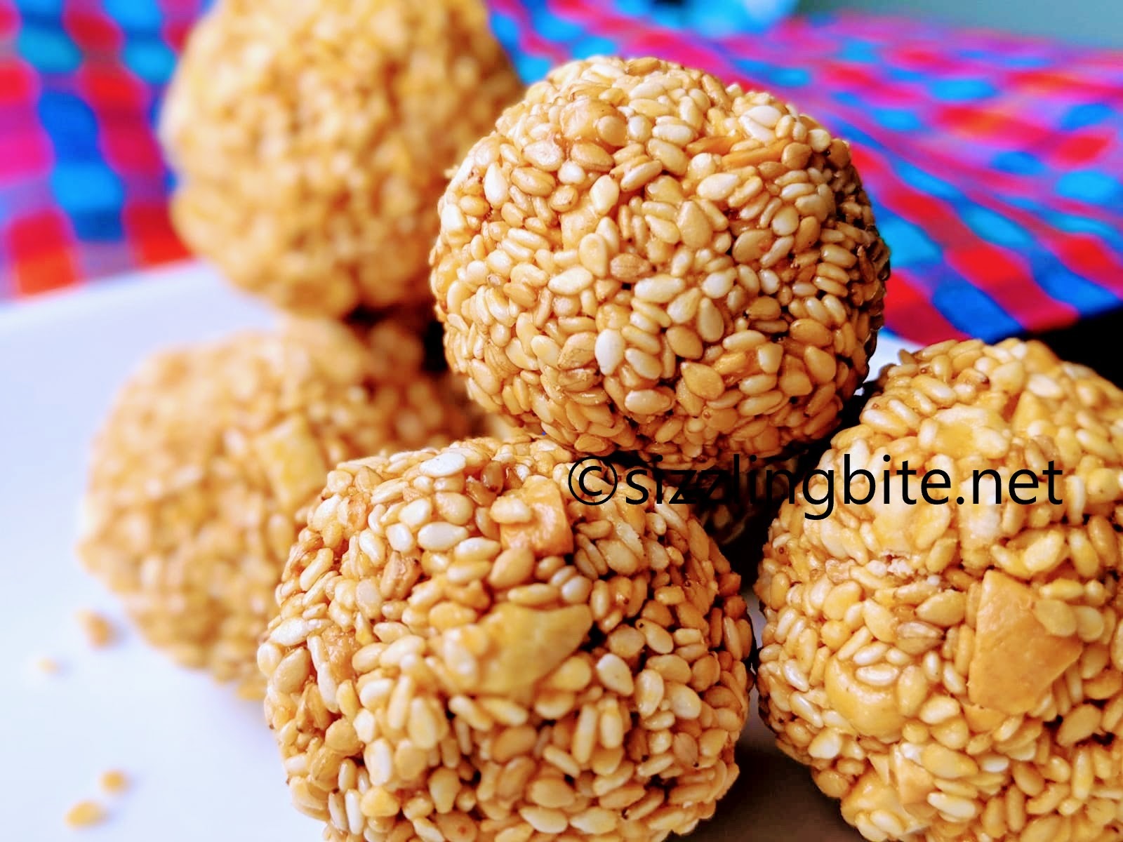 Sesame seeds Ladoo - Sizzling Bite Sizzling Bite Sesame seeds Ladoo